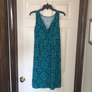 V neck sleeveless summer dress